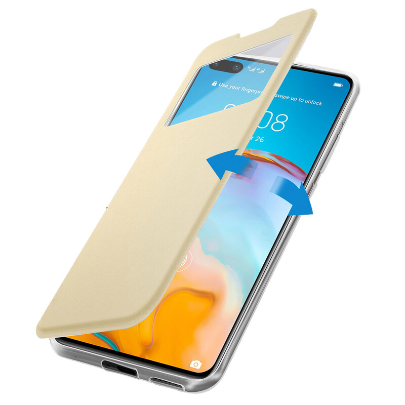 Husa FlipView » Samsung S10e (G970) - Magnet View, Gold