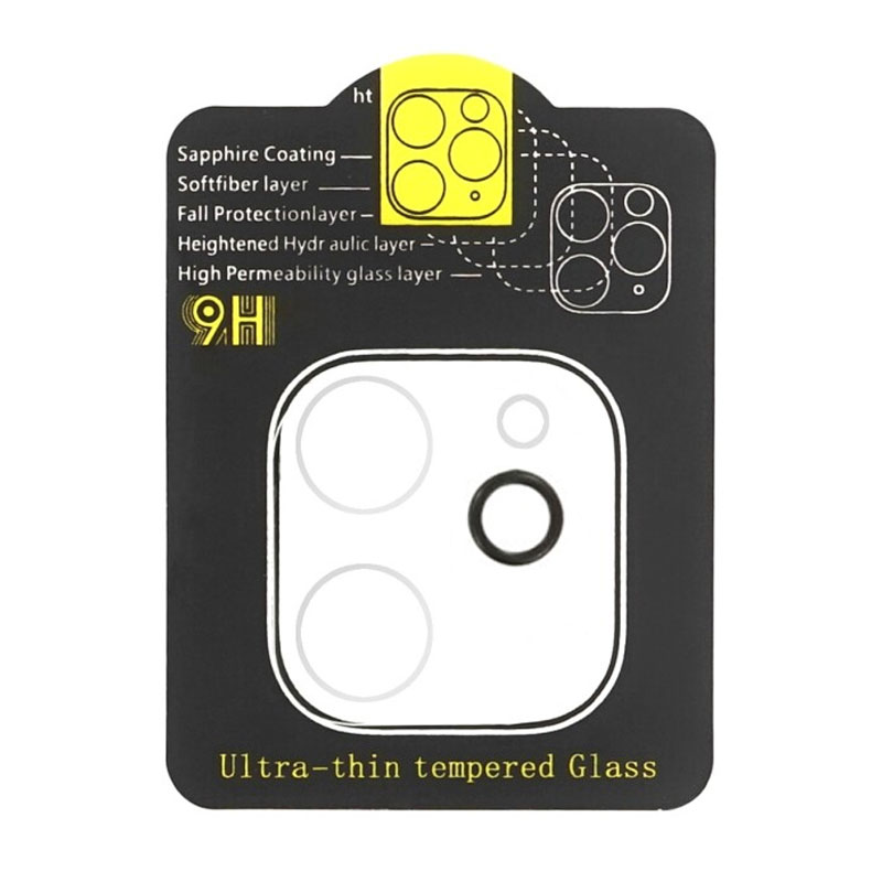 MX Full » Folie Camera » iPhone 11 - Full Cover, Clear/Black