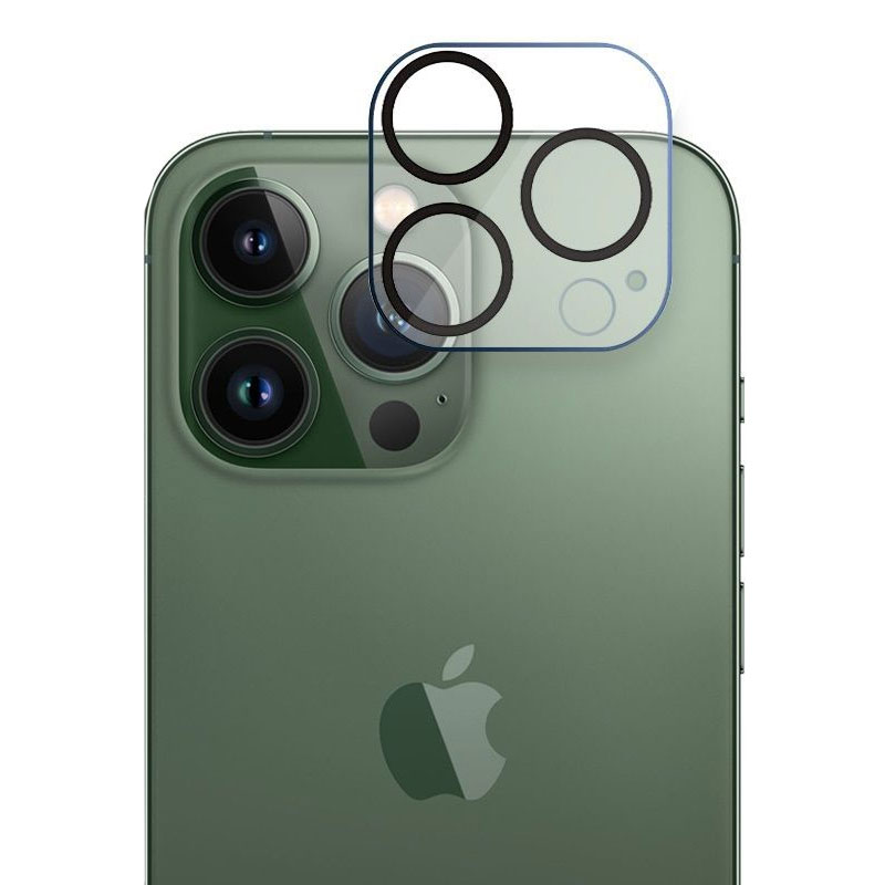 MX Full » Folie Camera » iPhone 15 Pro Max - Full Cover, Clear/Black