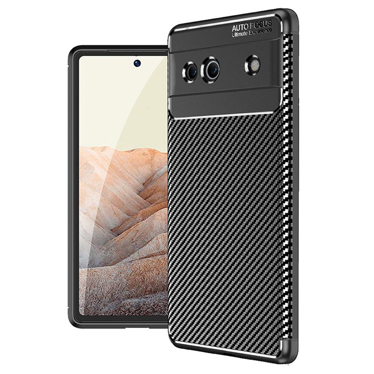 Husa AutoFocus » Samsung S24 (S921), Carbon Grain, Black