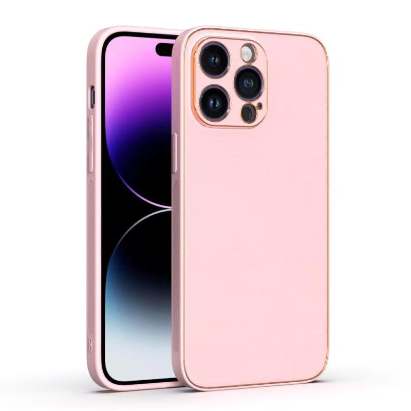 Husa Yolo, iPhone 11 Pro Max, Eco-Leather, TPU Edge | PINK