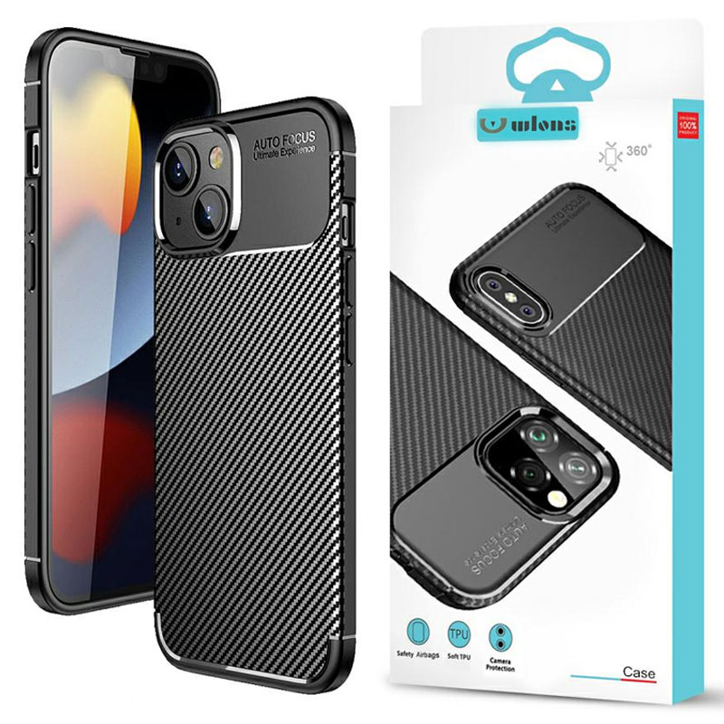 Husa AutoFocus » Samsung A05s (A057), Carbon Grain, Black