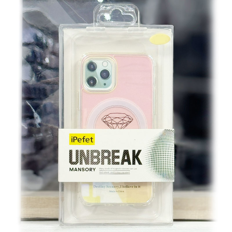 Husa iPefet Shift, iPhone 14, Kevlar Pattern, cu MagSafe, Acryl, Aurora Yellow
