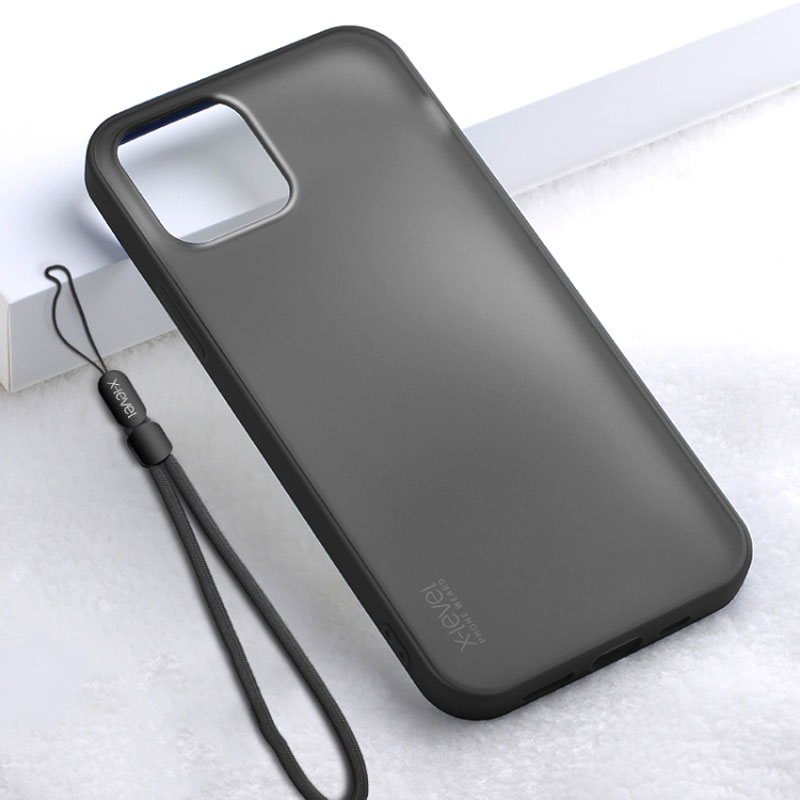 Husa X-Level Beetle - iPhone 11 Pro Max - Matte, Frosted, Edge Black / Grey
