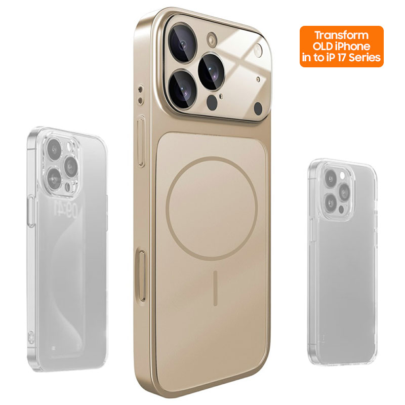 Husa MagLens » iPhone 16, SlimCase, GlassGuard, Skin S17, Titan, GOLD