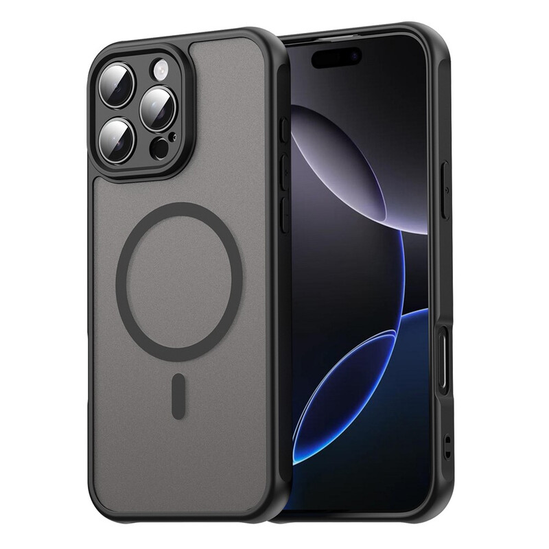 Husa MagFrost Pro » iPhone 14 Pro, Matte MagSafe, Frosted Gray / BLACK