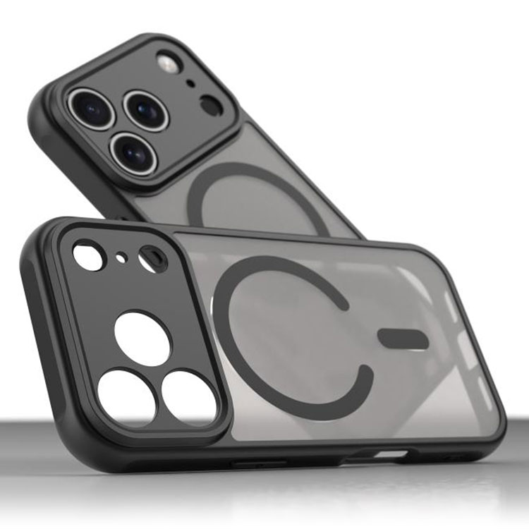 Husa MagFrost Pro » iPhone 17 Pro, Matte MagSafe, Frosted Gray / BLACK
