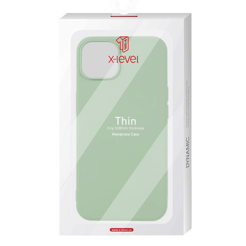 Husa X-Level Thin - iPhone Xs Max - MicroFiber, Light Green