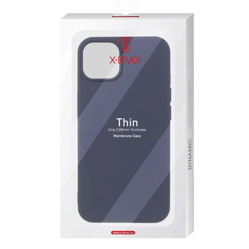 Husa X-Level Thin - iPhone 12 Mini - MicroFiber, Navy Blue