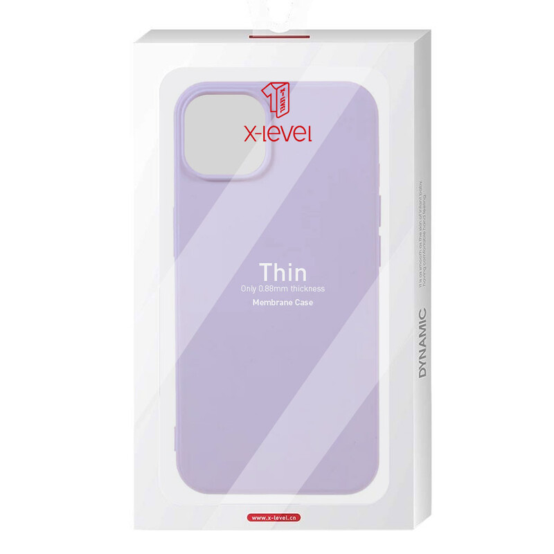 Husa X-Level Thin - iPhone 13 Pro Max - MicroFiber, Lilac