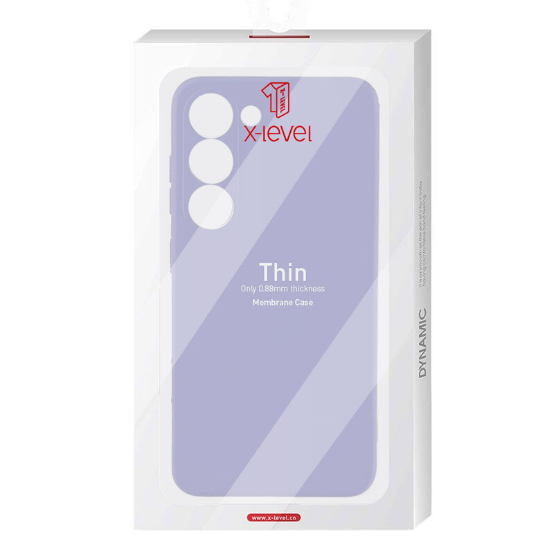 Husa X-Level Thin - Samsung A23 (A235) - MicroFiber, Lilac
