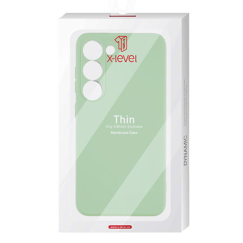 Husa X-Level Thin - Samsung A54 (A546) - MicroFiber, Light Green