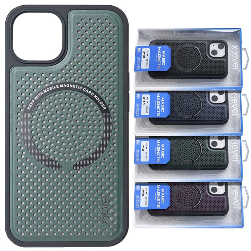 Husa X-Level Magic - iPhone 13 Pro Max - MagSafe, SoftTouch, Dark Green