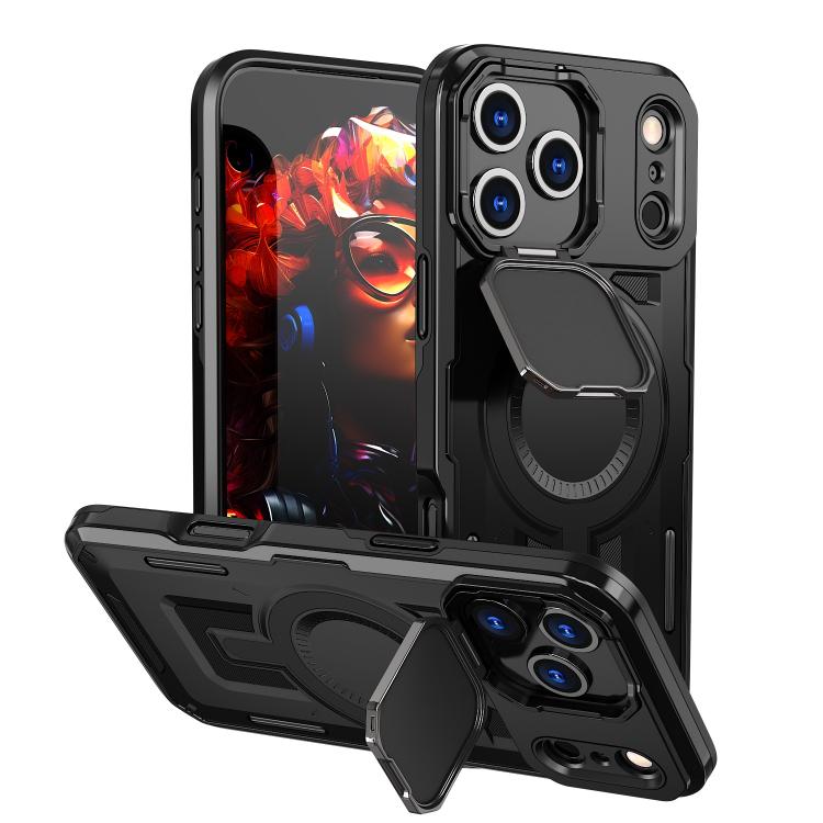 Husa UrbanMag » iPhone 17, Hybrid, Armor MagCase, CamBracket, BLACK
