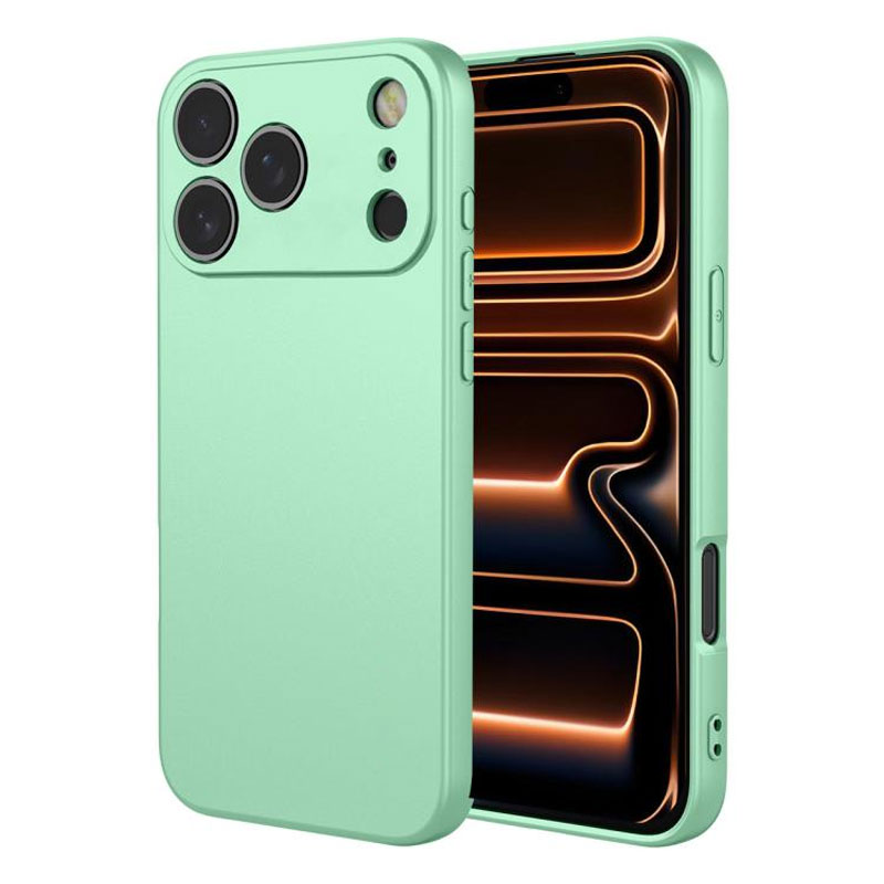 Husa Soft » iPhone 17 Pro Max, MicroFiber, TPU, TURQUOISE