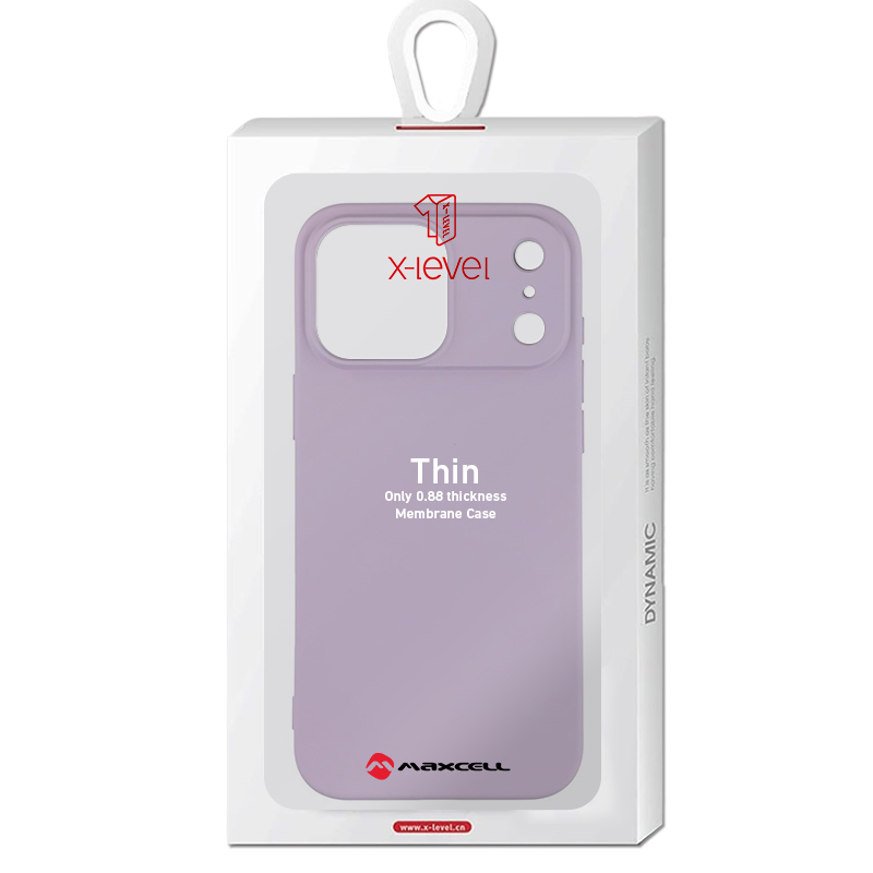 Husa X-Level » iPhone 17 Pro Max, Thin Series, SoftTouch, LILA