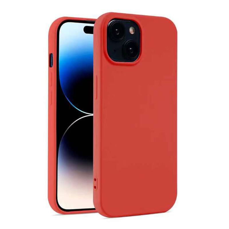 Husa Soft » iPhone 15 Pro, MicroFiber, TPU, Pure RED