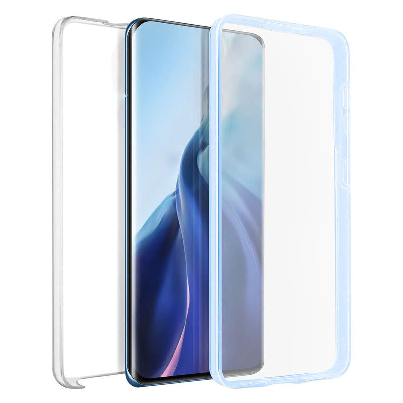 Husa 360 » iPhone 11, Front & Back, TPU+PC, Clear/Blue