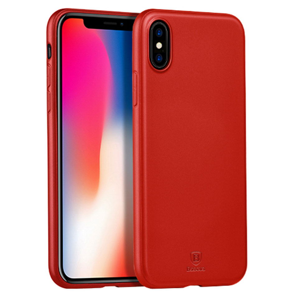 Husa Baseus » Samsung J6 Plus (J610), UltraThin TPU, Red