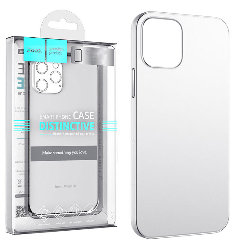Husa Hoco » iPhone 13 - SuperSlim, Frosted, White